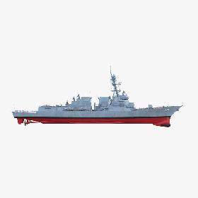 USS John Finn LOD3 3D